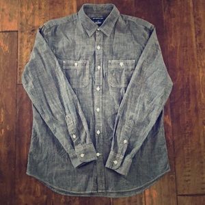 Chambray Button-Up Shirt
